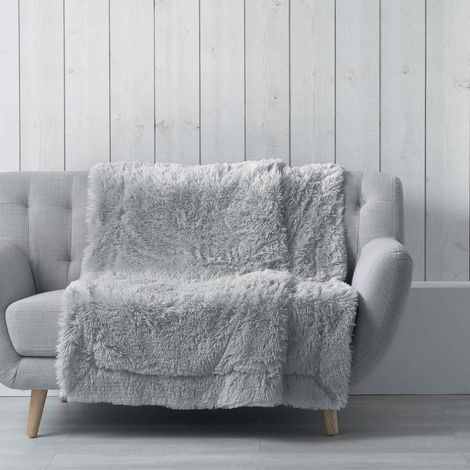 Plaid 125 x 150 cm Marilou Gris (1/3)