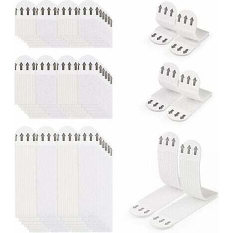 36 Pairs (72 Strips) No-Drill Picture Hanging Strips, Photo Hanging Strips, Adhesive Picture Hanging Strips, Damage-Free Wall Frame Strips