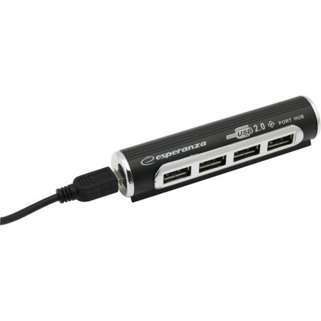 Hub USB 2.0 ES266 a 4 porte in alluminio EA115