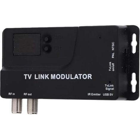 Modulateur HDMI vers RF, convertisseur coaxial HDMI 1080p, compatible NTSC et PAL, modulateur RF 471,25 MHz - 885,25 MHz pour consoles de jeux et téléviseurs, compatible avec décodeur. (1/5)