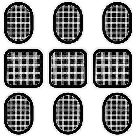 9 Pièces Électrode de Ceinture,Compatible avec Abs Series, Replacement Pads Électrode de Rechange pour Ceintures Musculation Abdominales (1/5)