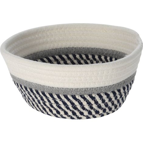 Aufbewahrungskörbe, Baumwolle, 18 x 8 cm, 3er-Set