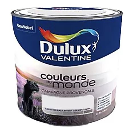 DULUX VALENTINE Couleurs du monde Campagne Provençale Pâle 0,5 L (1/2)