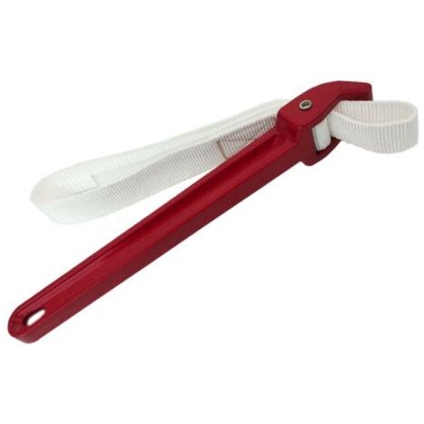 Sollbry Clé à Sangle Réglable Aluminium et Toile Clé Filtre Huile Outil Robuste pour Plomberie et Retrait Filtre Huile Portable (1/5)