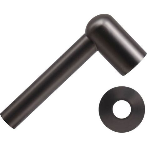 Heatwave Towel Rail Electric Element Cover Brushed Gunmetal