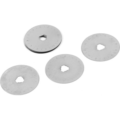 Lot de 10 lames de rechange de 45 mm pour cutter rotatif, outil de découpe pour cuir, tissu et papier. (1/5)