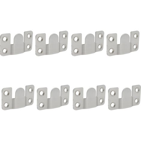 8pcs Crochet d'accrochage encastré, Acier inoxydable, Montage affleurant, Pour cadres, Miroirs, Tableaux, Usage intérieur（Troisième trimestre : septembre） (1/5)