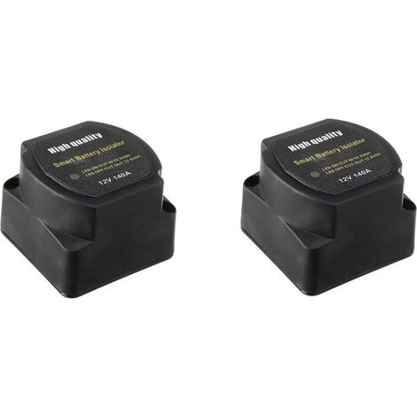 Adatto per due isolatori intelligenti a doppia batteria, relè sensibili alla tensione (VSR) da 12 V 140 A e interruttori intelligenti adatto per automobili, ATV, UTV, imbarcazioni e camper.