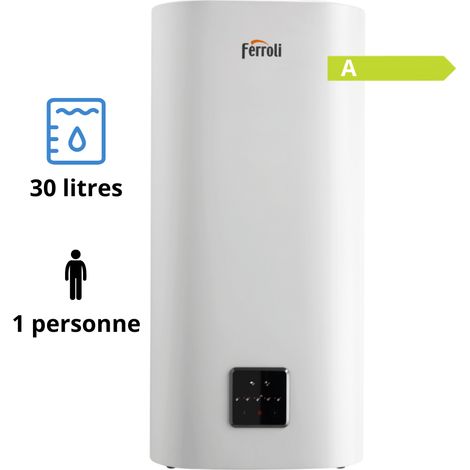Chauffe-eau électrique plat Titano Twin 30 litres FERROLI