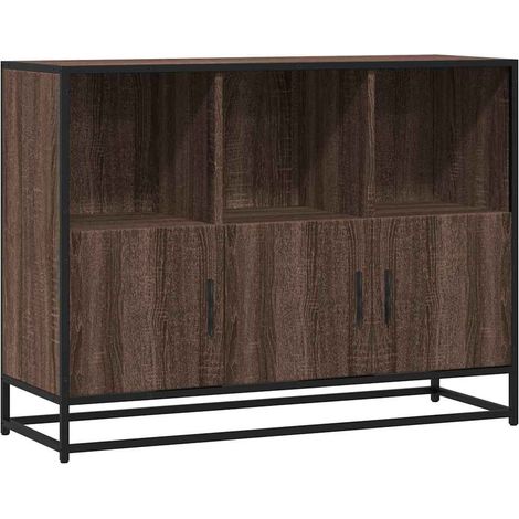 Maison Exclusive - Credenza Rovere Marrone 100x35x76 cm in Legno Multistrato
