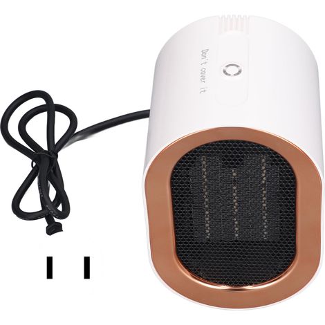 Radiateur électrique 1200W portable avec protection surchauffe, vitesse réglable double, chauffage soufflant économique US 100-120V (1/5)