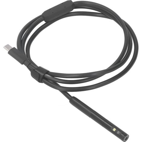Caméra endoscopique USB C 1920P, double objectif, étanche IP67, Inspection avec câble Semi-rigide pour téléphone portable, 1 mètre (1/5)
