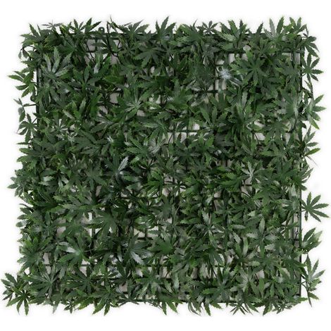Pflanzenwand Maple Kunstpflanzen zur Wandmontage 50 x 50 cm