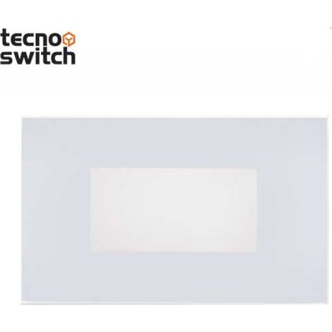 Lampada segnapasso LED 3 moduli IP65 vetro
