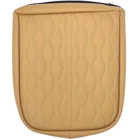 Coussin de console centrale/accoudoir couleur camel, compatible avec Kia Carnival (1/5)