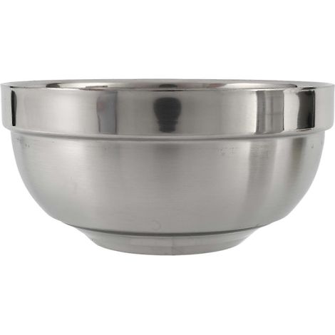 Inox bol, inox mélange bols lot de 10 double walled isotherme métal snack nesting bol lot, 4.7 pouces (1/5)