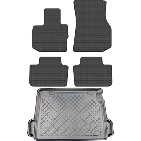 BMW X3 G01 SUV desde enero de 2020. Juego de alfombrillas de goma para coche y alfombrilla para maletero.