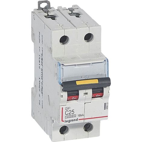 Modulaire Installatieautomaat DX3 2P Karakteristiek C 25A 10kA - LEG409223