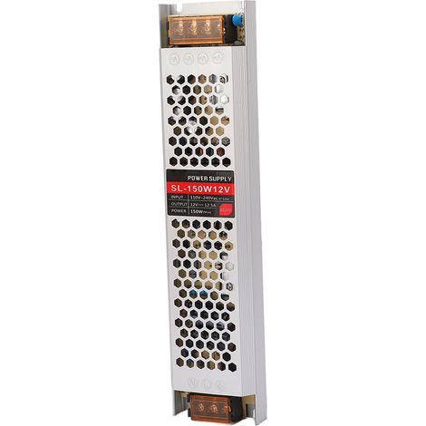 Alimentation à découpage ultra-mince pour LED d'intérieur, transformateur industriel 12 V 150 W (1/5)