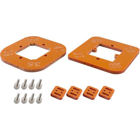 Lot de 2 gabarits de fraisage d'angle à Rayon R10-R50 pour défonceuse - Gabarit de fraisage d'angle pour Le Travail du Bois et Le Bricolage (1/5)