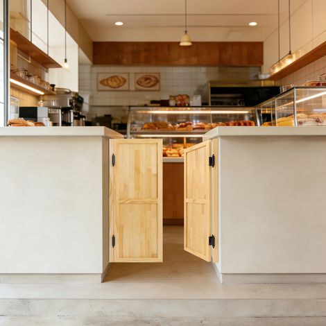 【Maison connectée】Porte Battante en Bois Massif, Porte Saloon Double avec Charnières à Fermeture Automatique, Porte Battante de Séparation pour Café Bar Cuisine Salon, Facile à Install(W32 x H42 inch) (1/5)