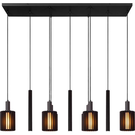 Lampe suspendue à 9 lampes Lambres Noir - 45410/09/30 (1/2)