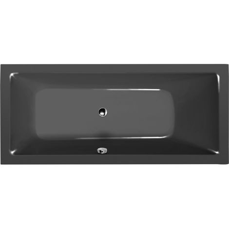 Baignoire rectangulaire MIMOA 170x80x39cm, gris