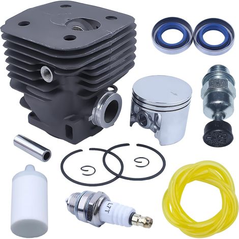 Kit cylindre-piston 56mm pour tronçonneuse Husqvarna 395 395XP 395EPA Nikasil, remplace les n° 503-99-39-03/503-99-39-71. (1/5)