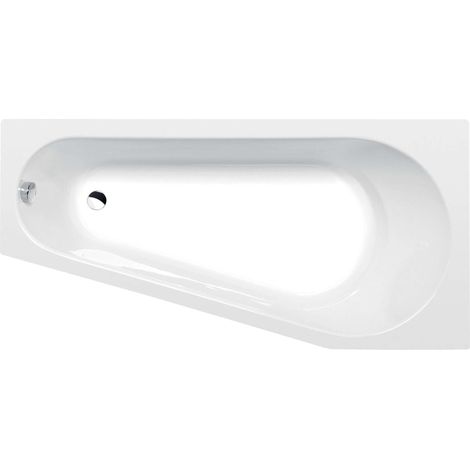 Polysan - Bañera asimétrica PROJEKTA 160x80x44 cm, blanca 21111 (1/3)