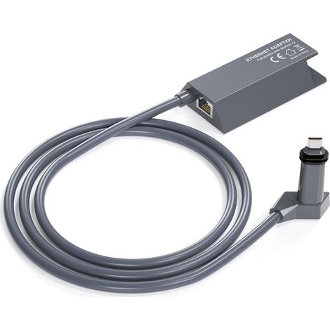 Adaptateur Ethernet de deuxième génération pour pilotes Starlink vers RJ45, permettant une connexion rapide aux réseaux câblés externes et compatible avec les antennes rectangulaires. (1/5)