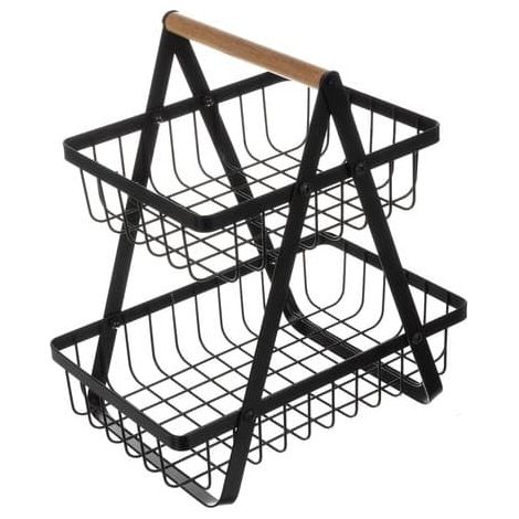 Panier à fruits / Étagère à légumes - 2 niveaux (1/5)