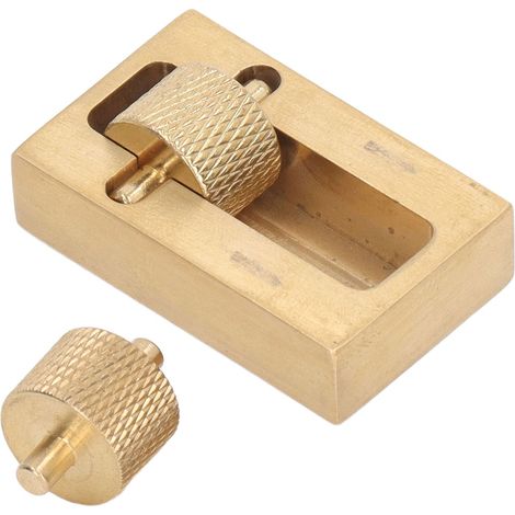 Rouleau à Peinture en Cuir Laitonné, Outil de Maroquinerie pour Application Précise et Rapide (1/5)