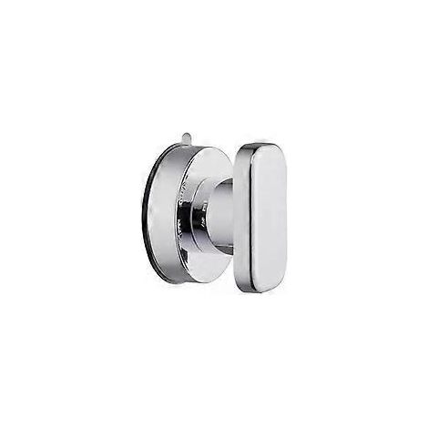 Türgriff mit Saugnapf – Griff mit Saugnapf – 62 x 50 mm – Schrankknöpfe – ohne Bohren – Nur für glatte Oberflächen