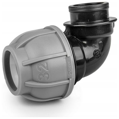 Coude à 90° pour tuyaux PE 32 mm avec filetage intérieur 3/4" PN10 7216