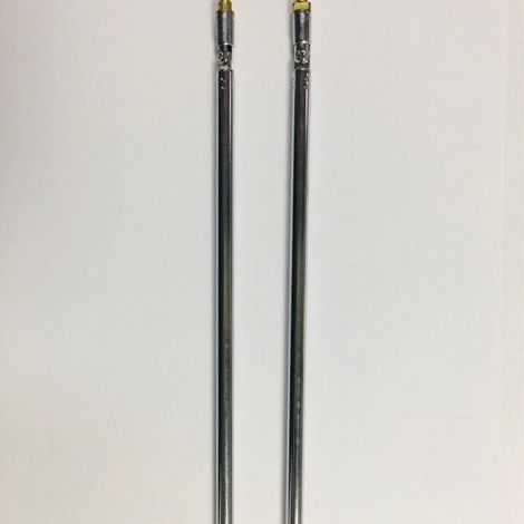 7183-7 telescopic antenna with internal thread, 360-degree rotation, 220mm extension, 1150mm internal thread, M3 telescopic design. (1/3)
