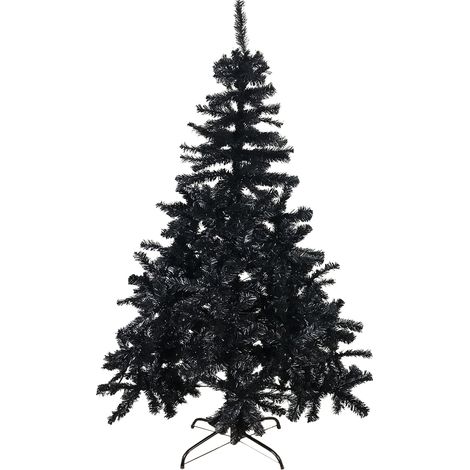 Weihnachtsbaum inkl Ständer Schwarz 180 cm-MYW52202 (1/3)