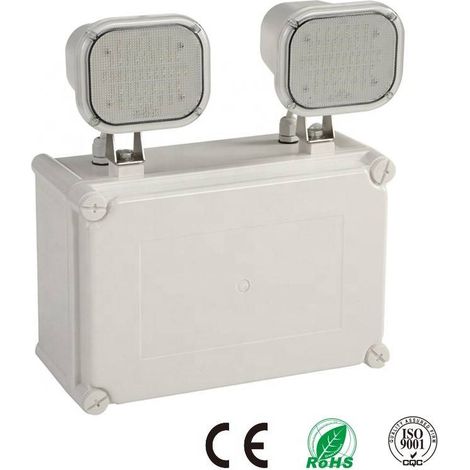 Luz De Emergencia LED Industrial - 2 X 6W - IP65 (1/5)