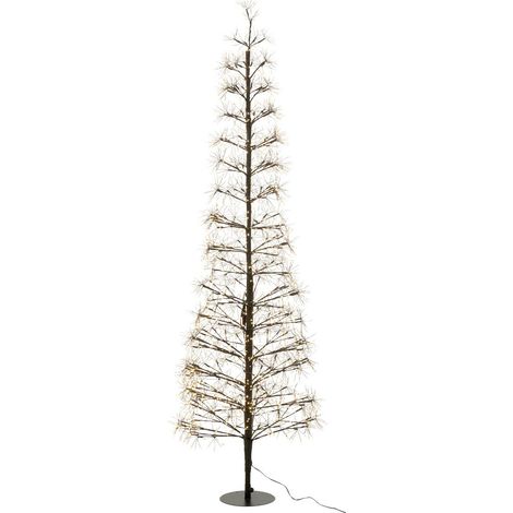 Sapin à LED en Métal "Grady" 180cm Noir