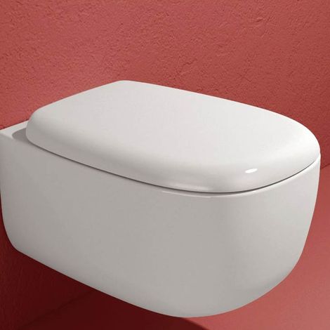Coprivaso BONOLA a discesa rallentata - Flaminia Ceramiche - Colore:: Bianco Lucido