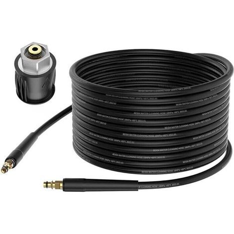 Tuyau Haute Pression 10 m Flexible Nettoyeur Kärcher K2 K3 K4 K5 K6 K7 Connecteur Rapide (1/4)
