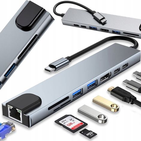 HUB USB 8 en 1 (200) (1/5)