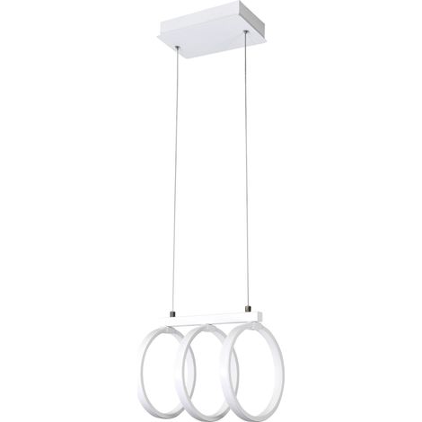 Lampada a sospensione LED 34W 3000K bianca Polux Flint (1/4)