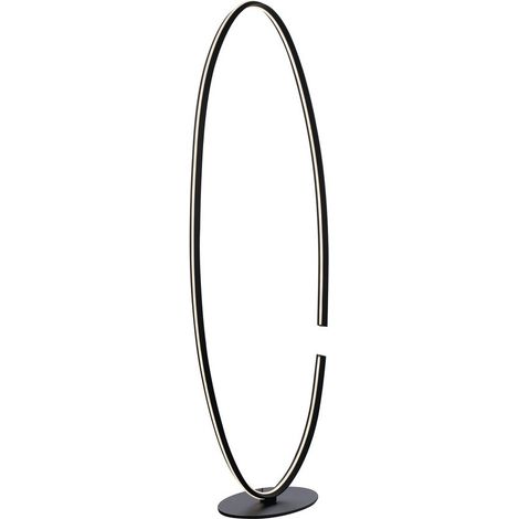 "Piantana LED CLARKE con fine montatura in alluminio nero 3000K (luce calda)" (1/2)
