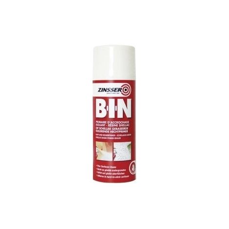 Primaire D'accrochage Ultra Isolant Zinsser Bin Blanc Aérosol 400ml - Rust-oleum