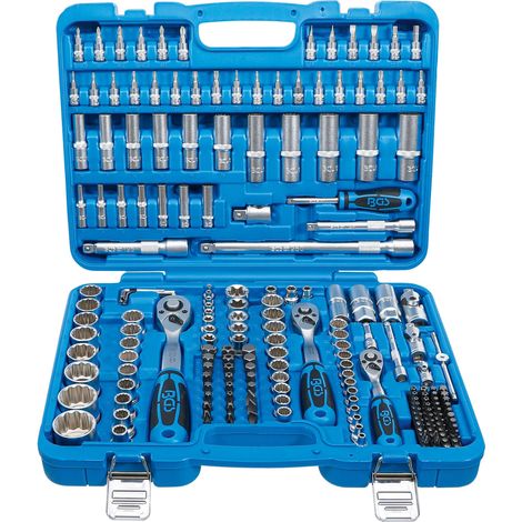 Bgs Technic – Coffret multi-outils 192 pièces – Douilles douze pans 6,3/10/12,5 mm – Matériau Chrom-Vanadium – Pour serrage et desserrage vis et boulons (1/5)