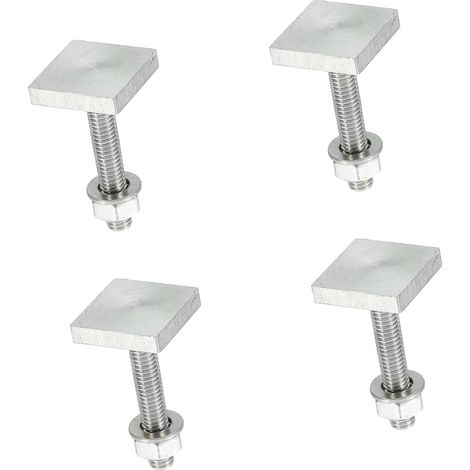 Roof Rack T Shaped Bolt Rooftop Cargo Carrier Rack Bolt (Set of 4) (1/5)