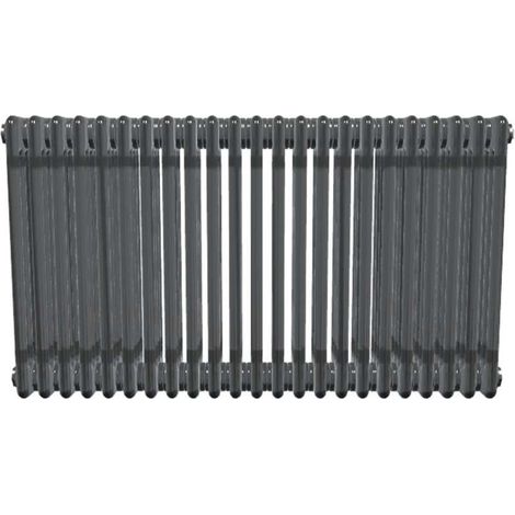 Bircham - Raw Metal Column Radiator H600mm x W1061mm 4 Column (1/2)