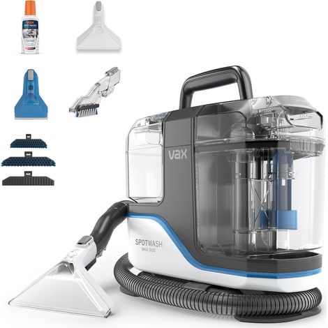 Vax SpotWash Max Duo Spot Cleaner, smacchiatore per tappeti e tappezzeria con tecnologia SpinScrub, serbatoio XL, pulizia profonda per macchie, divani, pavimenti duri e auto (1/5)