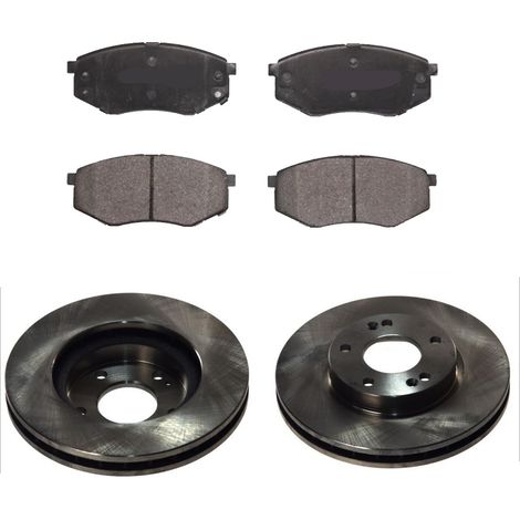KIT FRENI ANTERIORI compatibile con HYUNDAI ix20 (JC) - DISCHI + PASTIGLIE OEM: FDB4447 / 18151 /SOSTITUZIONE DIRETTA/BASSA POLVERE/SILENZIOSO (1/5)