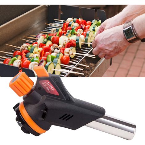 Lance-flammes portable pour le camping, chalumeau de soudage au carbone, pistolet à cartouche pour usage domestique (1/5)